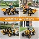preview thumbnail 9 of 8, Gymax 4 in 1 Ride on Tractor Excavator & Bulldozer for Kids Trailer