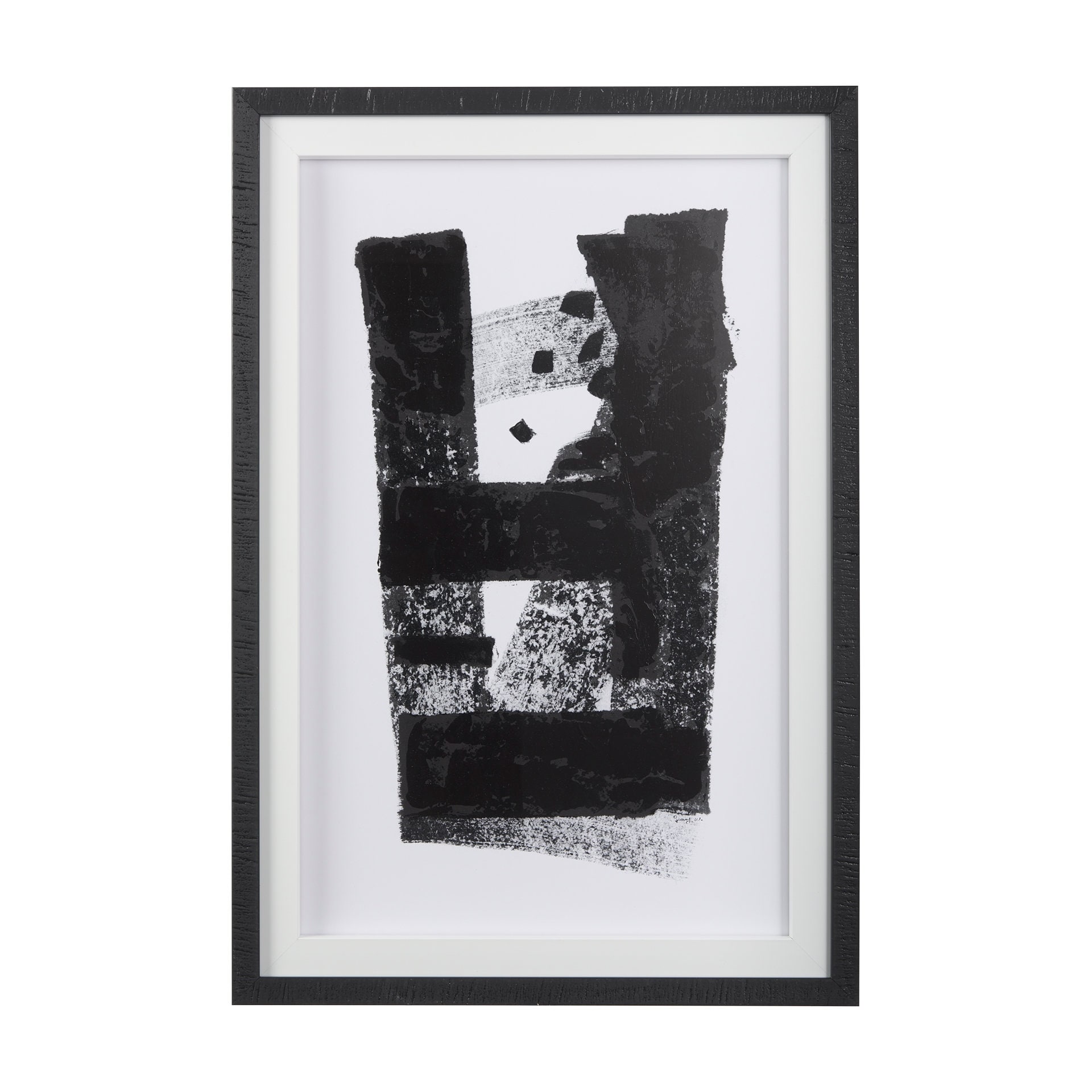 Mercana Wind I by Mercana Studio a Hand Embellished Textured Framed Art Print Matted under Glass