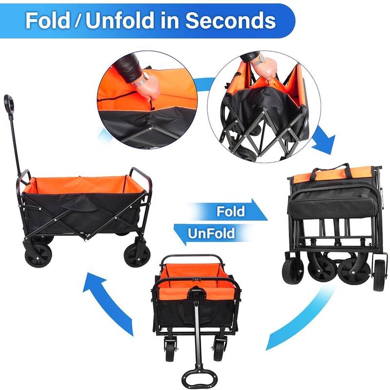 Folding Wagon Garden Shopping Beach Cart