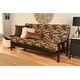 preview thumbnail 12 of 30, Porch & Den Zumbro Bonded Leather Espresso Futon Set with Mattress Peter's Cabin