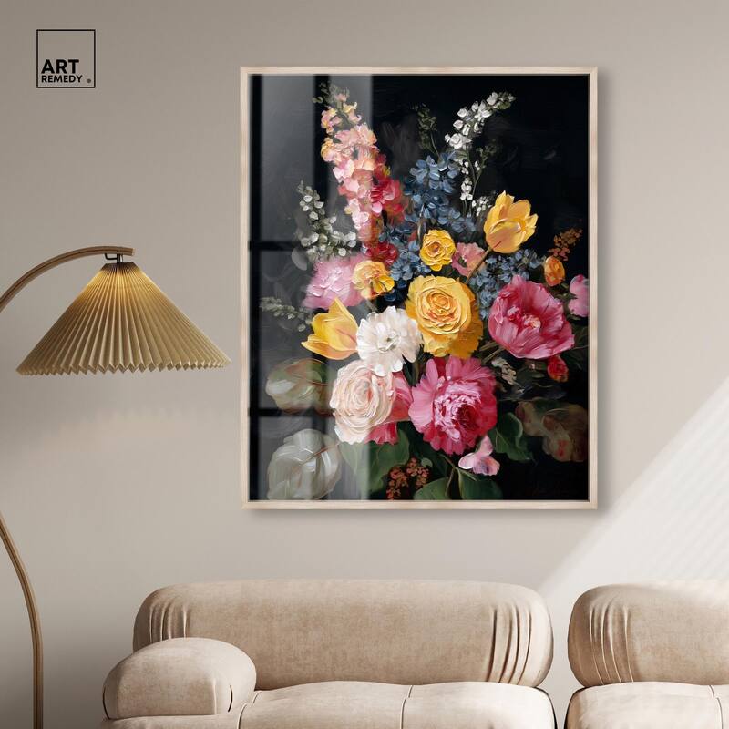 Garden Richness I Shadowbox by Art Remedy