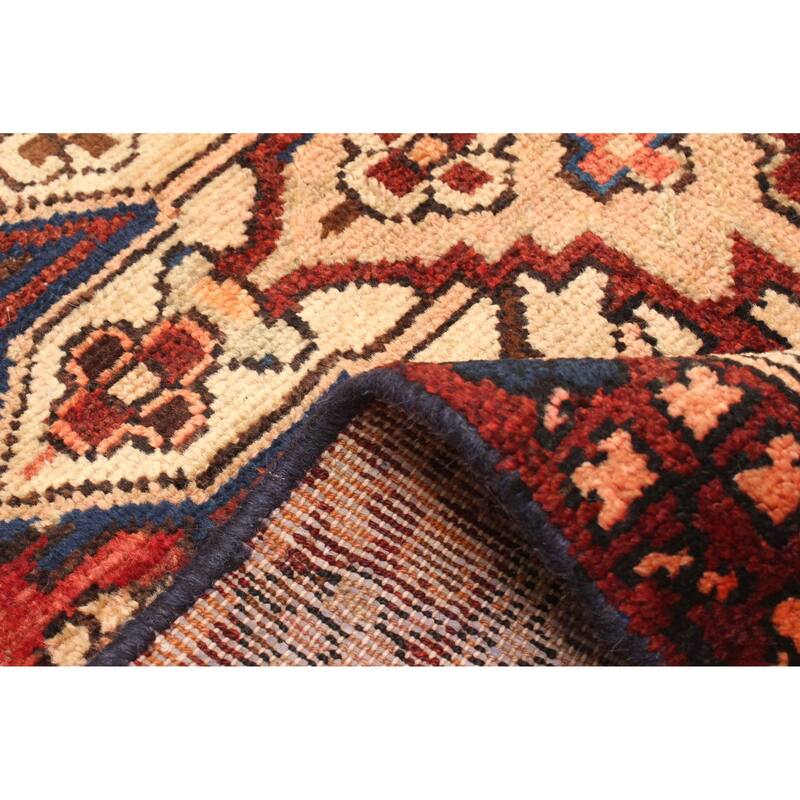 ECARPETGALLERY Hand-knotted Anatolian Vintage Dark Red Wool Rug - 3'7 x 5'8