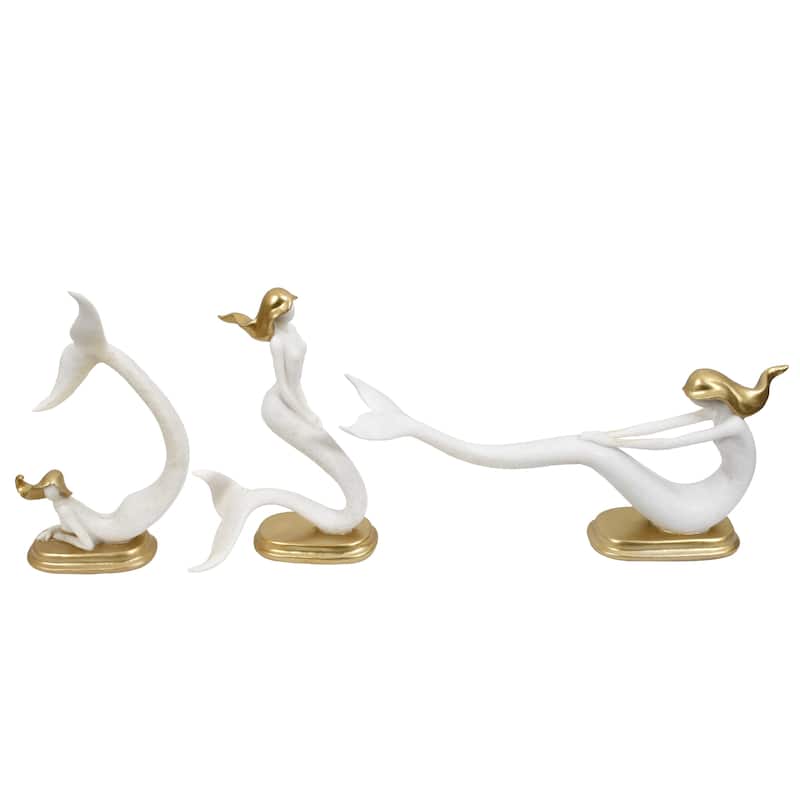Sirens of the Sea Mermaid Statues Set of 3