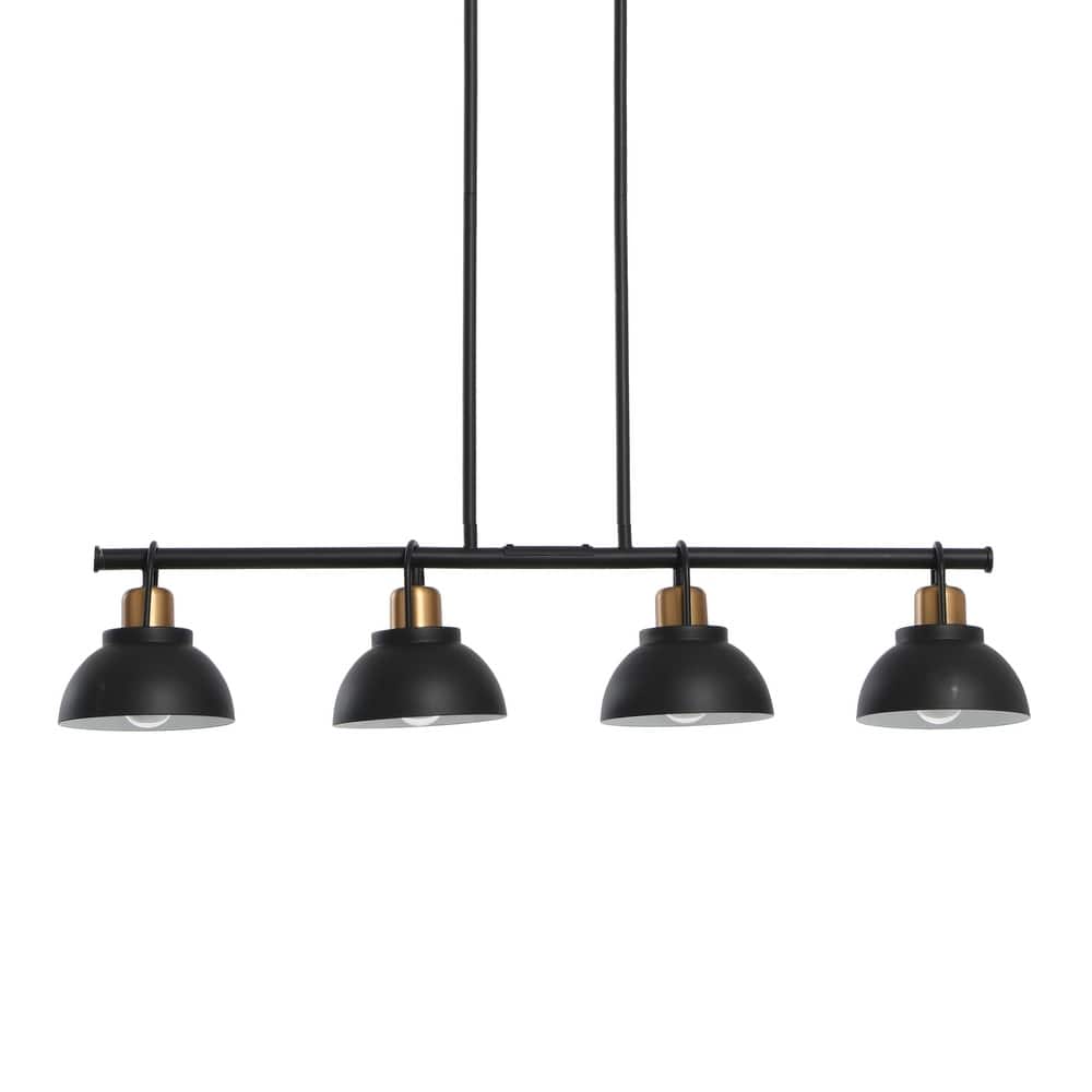 Robert Stevenson Lighting Walsh - Metal Linear Chandelier with Shades