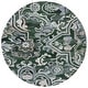 preview thumbnail 83 of 82, SAFAVIEH Handmade Marquee Nazeli Rug 6' Round - Green/Beige