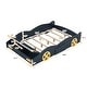 preview thumbnail 4 of 7, Full Size Race Car-Shaped Platform Kids Bed Frame with Wheels and Storage for Bedroom, No Box Spring Required, Dark Blue+Yellow