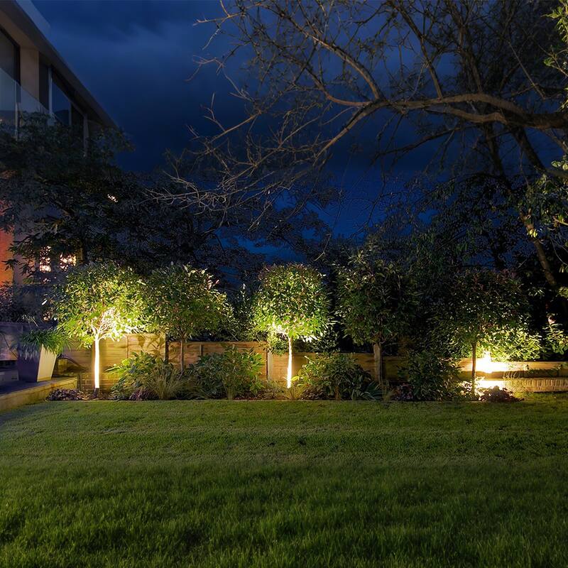 6 Pack Commercial Grade 6W LED In-Ground Well Lights, 3000K Warm White