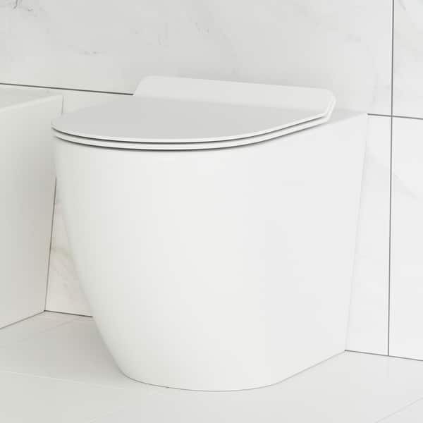 St Tropez Back To Wall Concealed Tank Toilet Bowl Overstock 22832217 2020 popular 1 trends in home improvement, home & garden, lights & lighting with lid toilet bowl and 1. to wall concealed tank toilet bowl