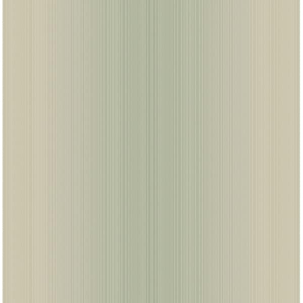 slide 2 of 6, Seabrook Designs Yamila Ombre Stripe Unpasted Wallpaper 20.5 in. W x 33 ft. L - Metallic Tiffany & Champagne