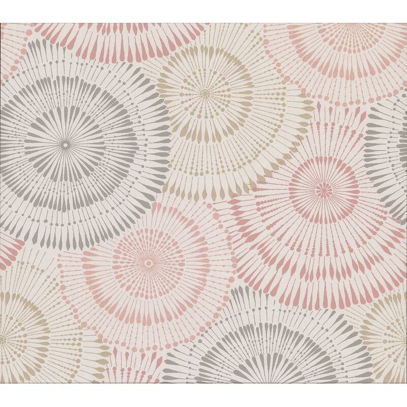 Brewster Howe Coral Medallions Wallpaper - 21in x 396in x 0.025in