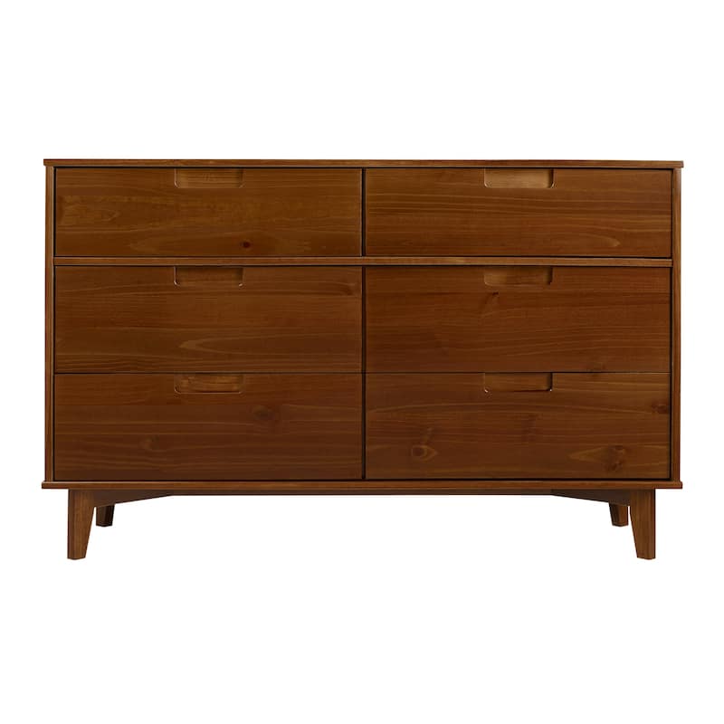 Middlebrook Gammelstaden Mid-Century Solid Wood 6-Drawer Dresser
