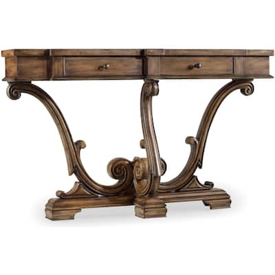Hooker Furniture 60 Inch Long Poplar Wood Console Table from the