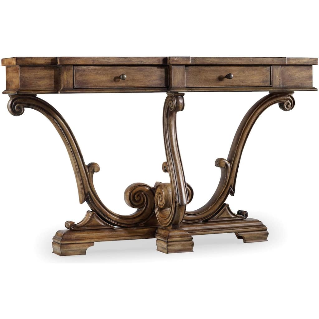 Hooker Furniture 60 Inch Long Poplar Wood Console Table from the