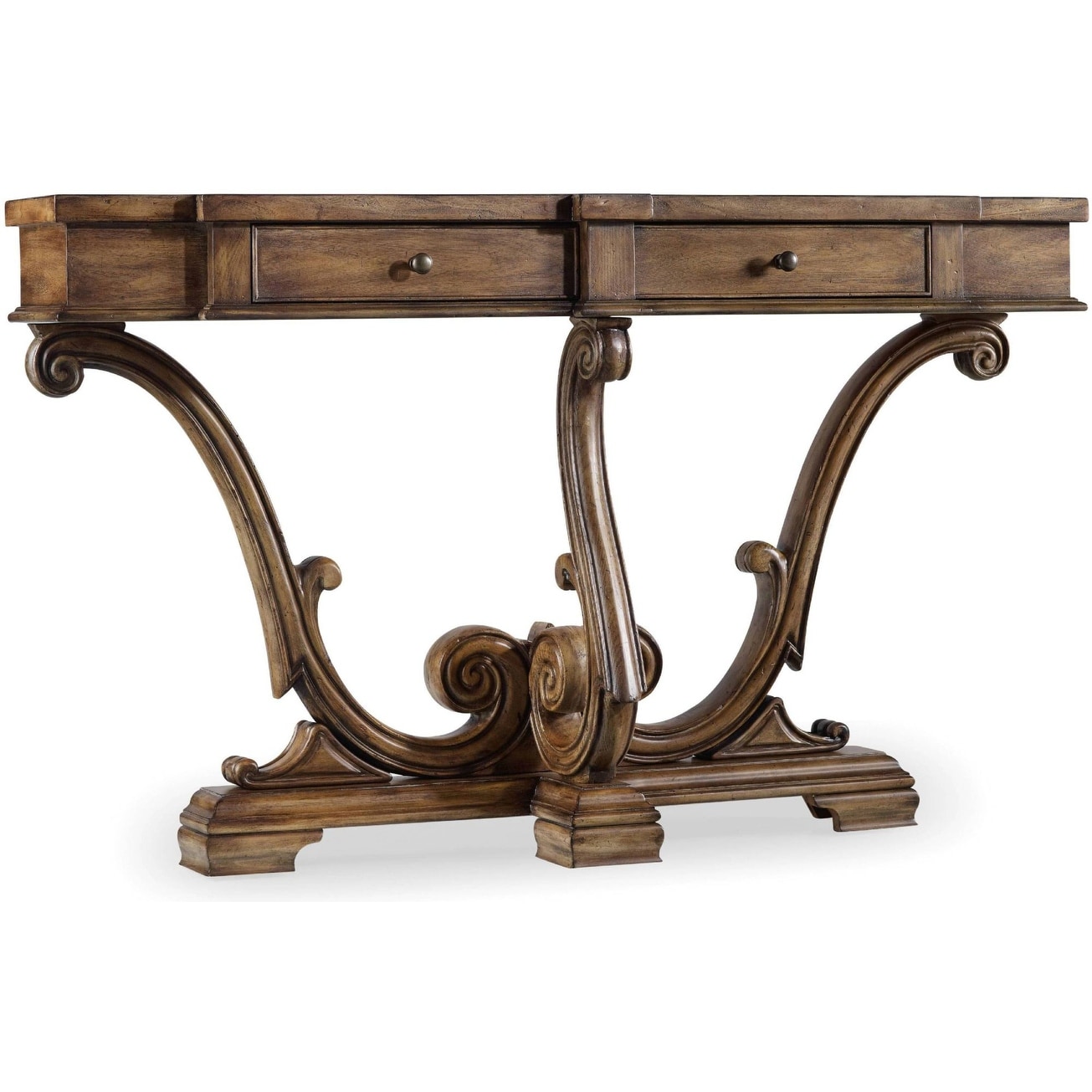 Hooker Furniture 60 Inch Long Poplar Wood Console Table from the