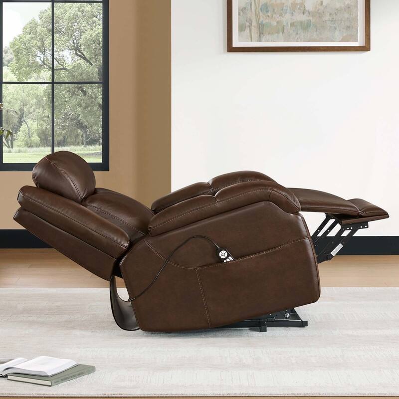 Spruce & Spring Dual Motor Power Lift Recliner Chair for Elderly with Massage and Heat