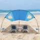 preview thumbnail 4 of 5, Beach Shade, Beach Canopy, Provides 150 Sq. Ft. of Shade, Compact & Easy to Carry - 23.03x5.12x5.12in