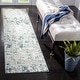 preview thumbnail 3 of 24, SAFAVIEH Vogue Minica Modern Abstract Rug 2' x 10' Runner - Beige/Turquoise - Runner