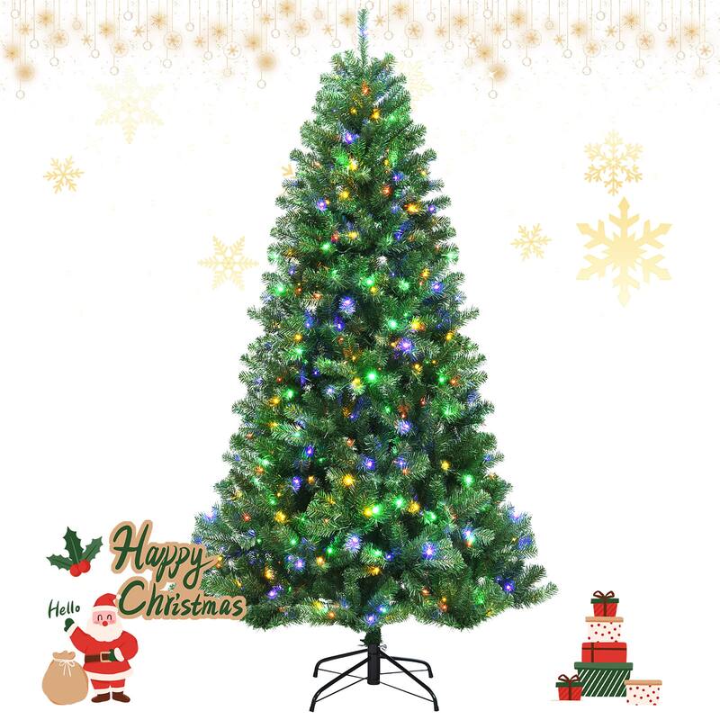 Artificial Christmas Tree with Remote Control and 9 Lighting Modes