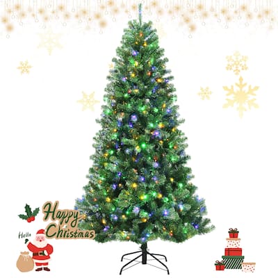 Artificial Christmas Tree with Remote Control and 9 Lighting Modes