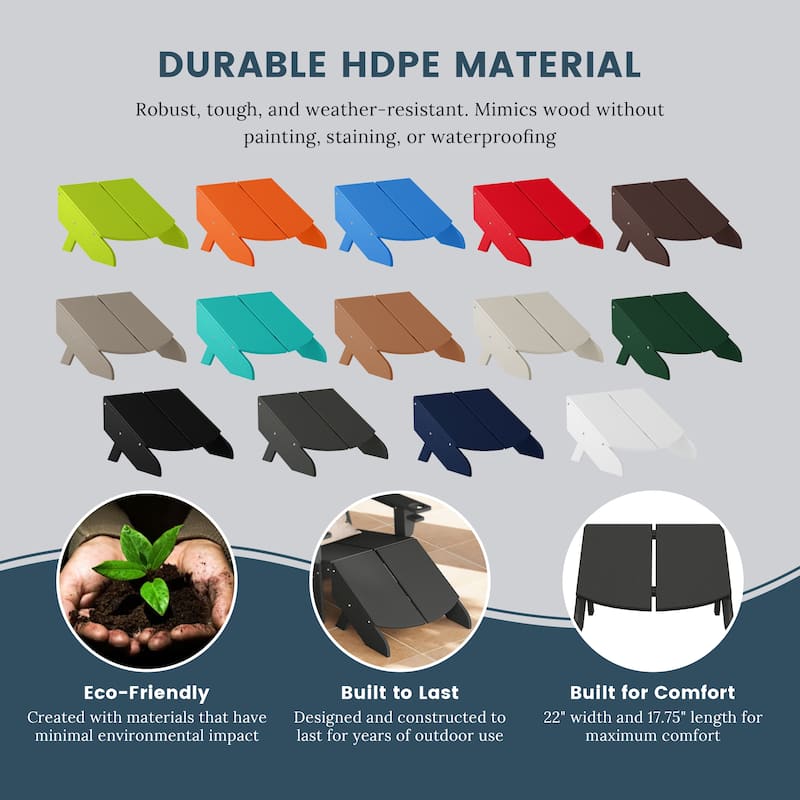 Coastin Modern Poly Ottoman