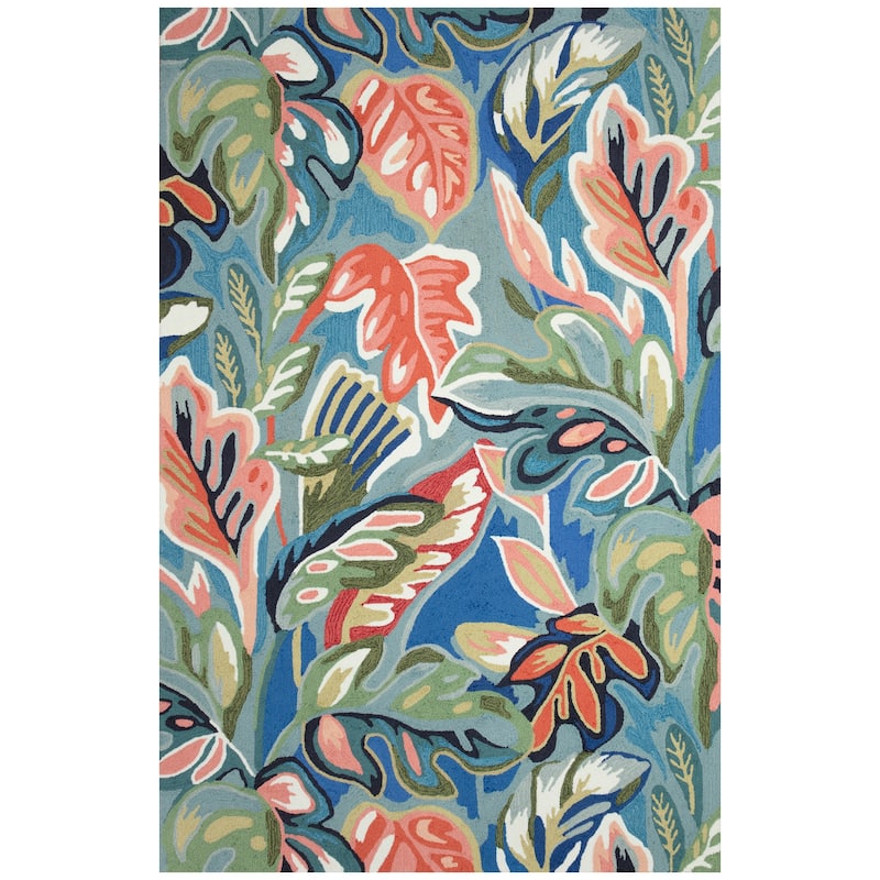 Liora Manne Capri On Holiday Indoor/Outdoor Rug - 2' x 5' - Aqua