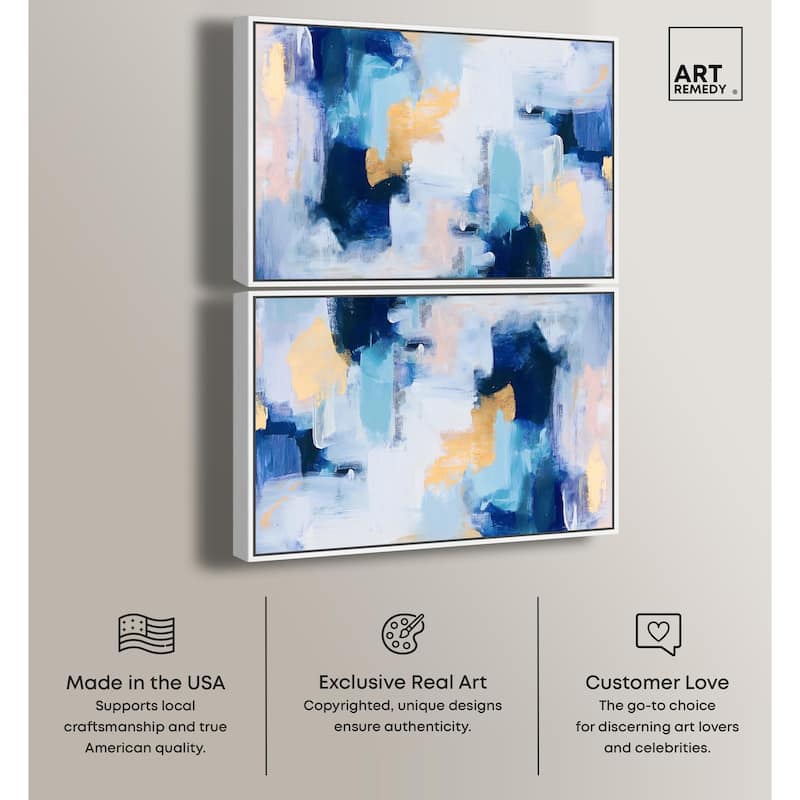 Dissolving Brilliance II Canvas by Art Remedy