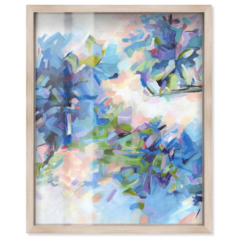 Blue Botanicals Shadowbox by Art Remedy - Natural - 24" x 30"