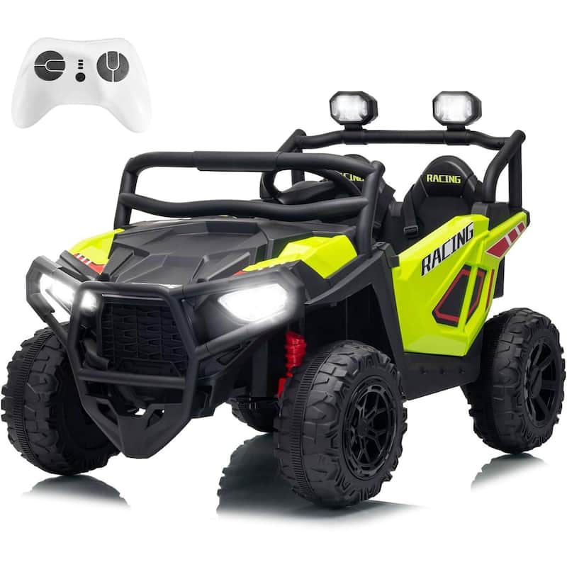 24V Ride On Toys 2 Seater Electric UTV Car Toy for Big Kids, Green - Green