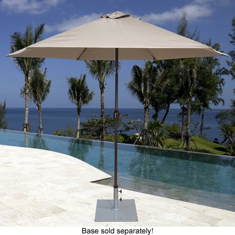 Tropishade 9 ft. Aluminum Bronze Patio Umbrella, Beige cover