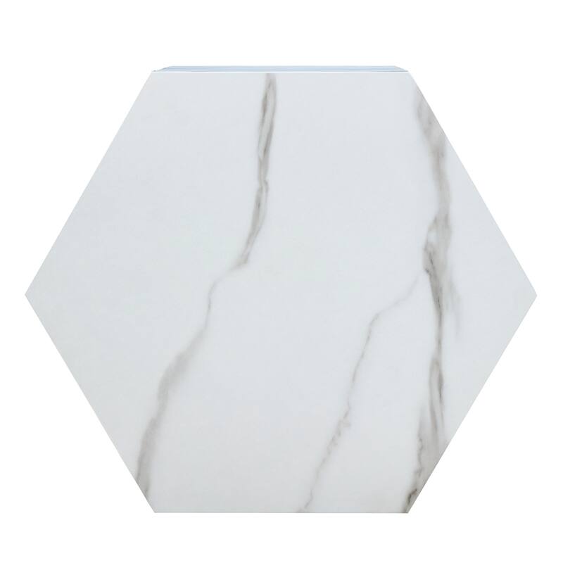Roomfitters Textured MDF Coffee Table with Complex Grain Finish, Modern Accent Table for Stylish Living Spaces