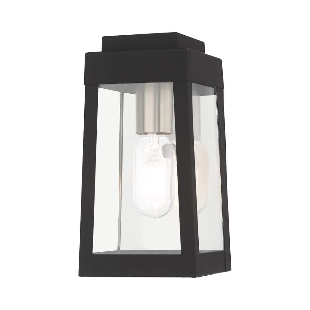 Livex Lighting Oslo Single Light 10" Tall Outdoor Wall Sconce