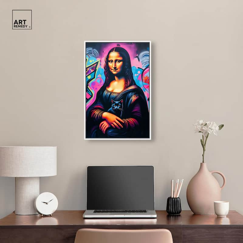 Lisa's Little Secret II Canvas by Art Remedy