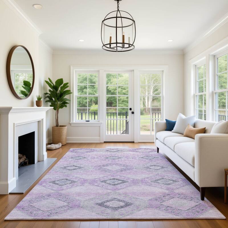 Premium Washable Super Soft Modern Global Mayfield Rug