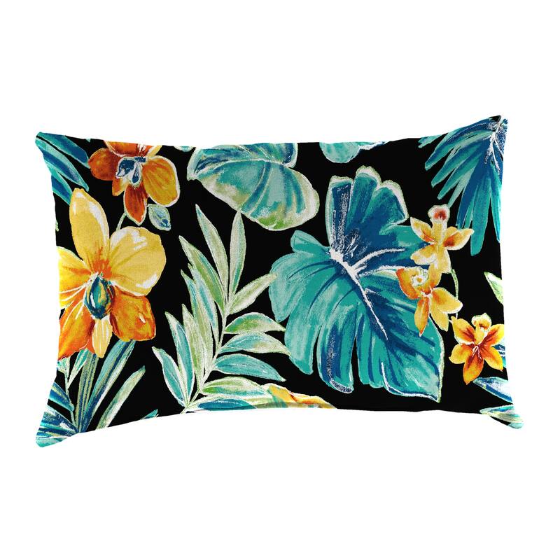18" x 12" Outdoor Lumbar Throw Pillow - Set of 2 - 12'' L x 18'' W x 4'' H