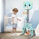 preview thumbnail 3 of 8, Adjustable Kids 3-in-1 Basketball Hoop Set Stand with Balls - 21.5" x 19.5" x 52.5"-62.5" (L x W x H)