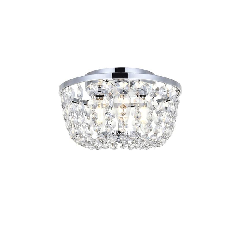 Caroline Flush Mount - 10 inch - Chrome