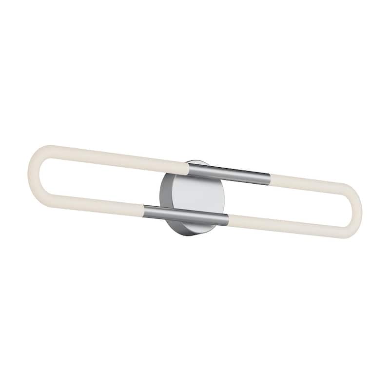 AFX ADEV2404LAJUD Adel 2 Light 24" Wide LED Bath Bar - Satin Nickel