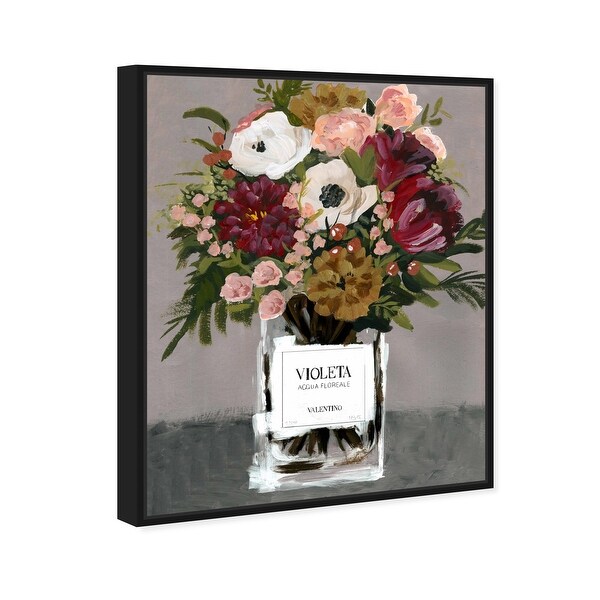 Oliver Gal 'Violeta Acqua Florale' Floral and Botanical Wall Art