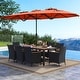 preview thumbnail 47 of 112, Costway 11 PCS Patio Wicker Dining Set with Double-Sided Outdoor - See Details