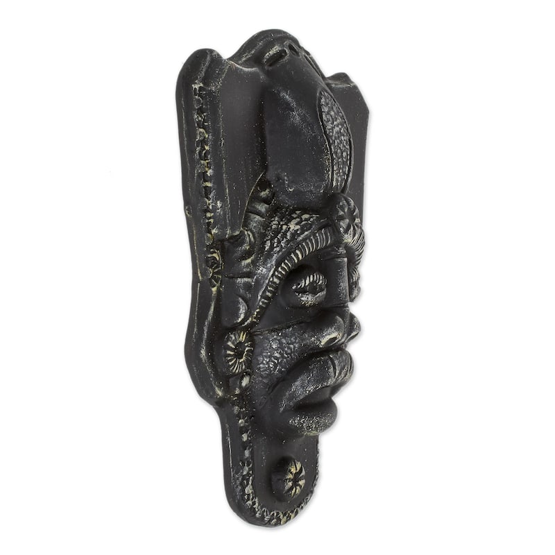 Novica Handmade Honor The Ancients Resin Mask