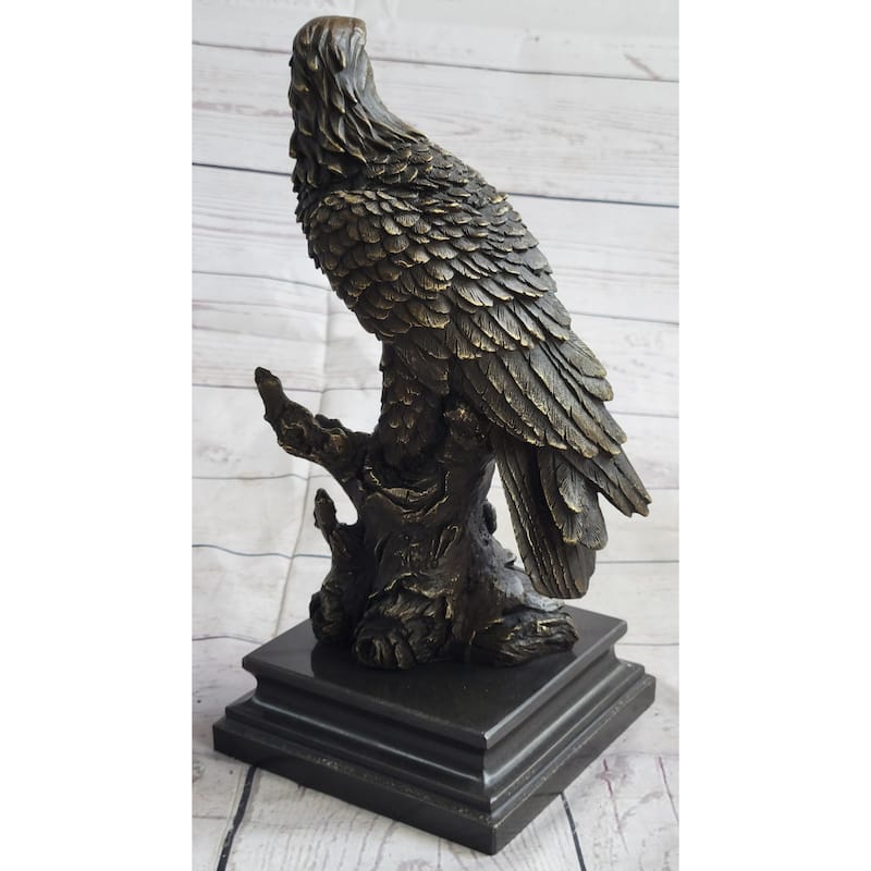 Statue Sculpture Eagle Bird Wildlife Art Deco Style Art Nouveau Style Bronze