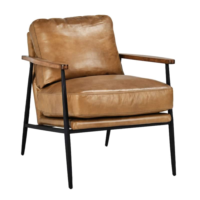 Classic Home Arnold Leather Club Chair