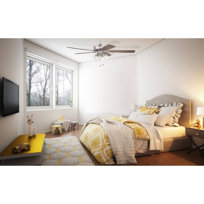 Craftmade Super Pro 60" 5 Blade LED Ceiling Fan - 28 Watts