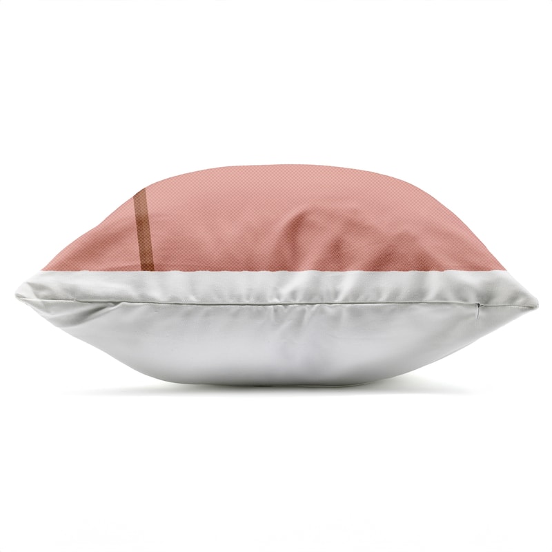 Stupell Be Kind Phrase on Flag Printed Outdoor Throw Pillow Design by Sarah Hickman