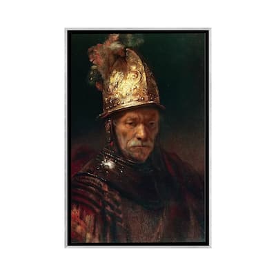 iCanvas "The Man With The Golden Helmet, 1650-55" by Rembrandt van Rijn Framed