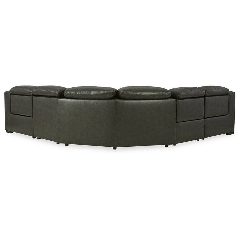 Signature Design by Ashley Center Line 5-Piece Power Reclining Sectional - 120.5"W x 120.5"D x 35"H