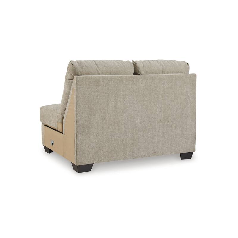 Signature Design by Ashley Brogan Bay Beige 3-Piece Sectional with Cuddler