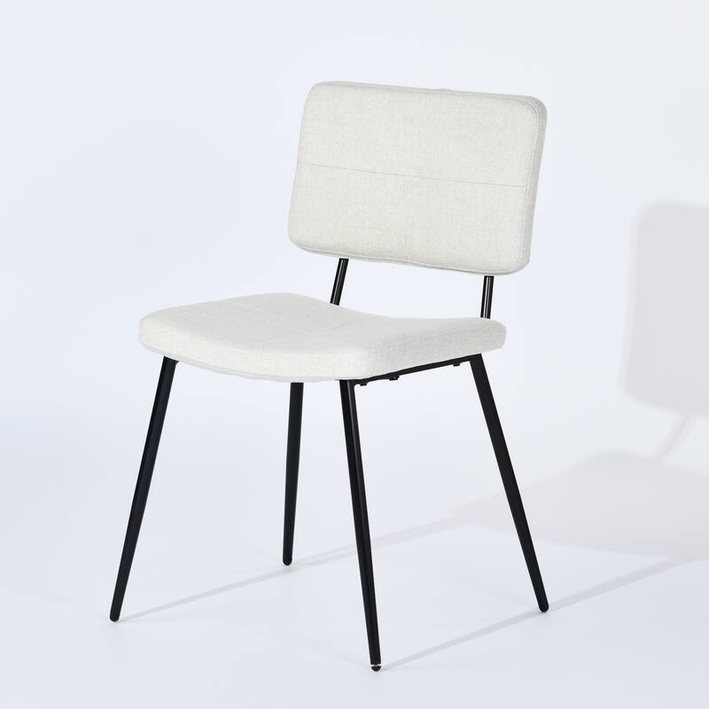 Homy Casa 5-Piece Modern Dining Set with Rectangular Table and Upholstered Side Chairs