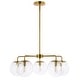 preview thumbnail 4 of 3, SAFAVIEH Lighting Negara Chandelier - 25" W x 25" D x 18-48" H
