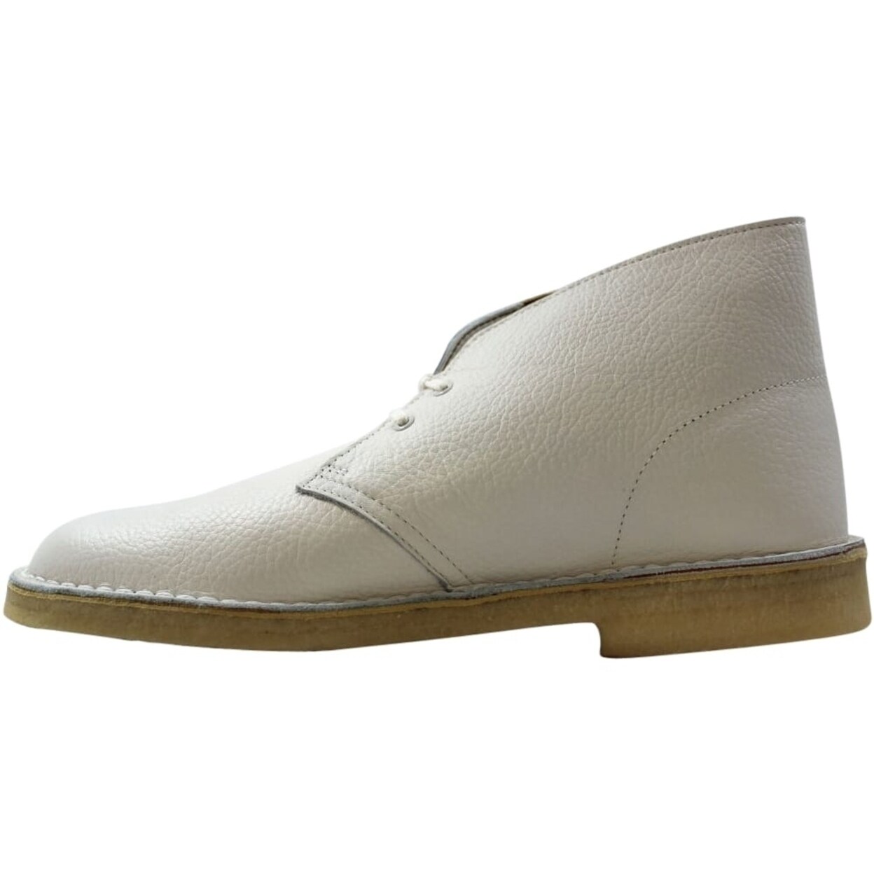 clarks desert boots mens white